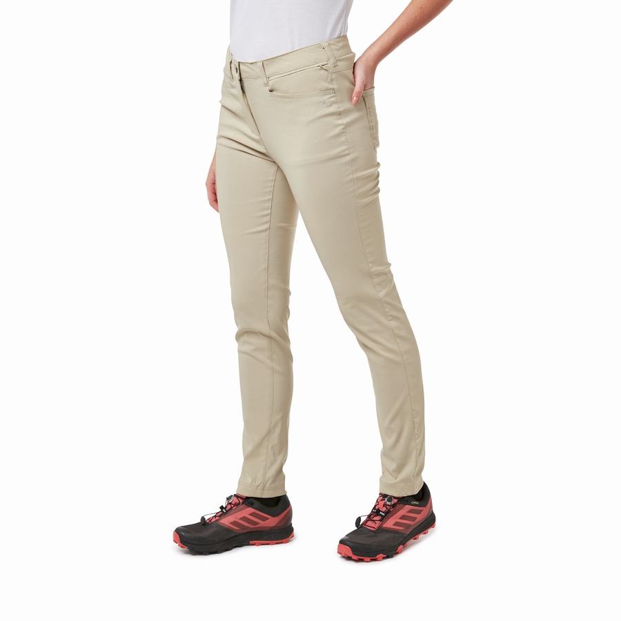 Brown Craghoppers Adventure Women's Trousers | TDZ1615MZ