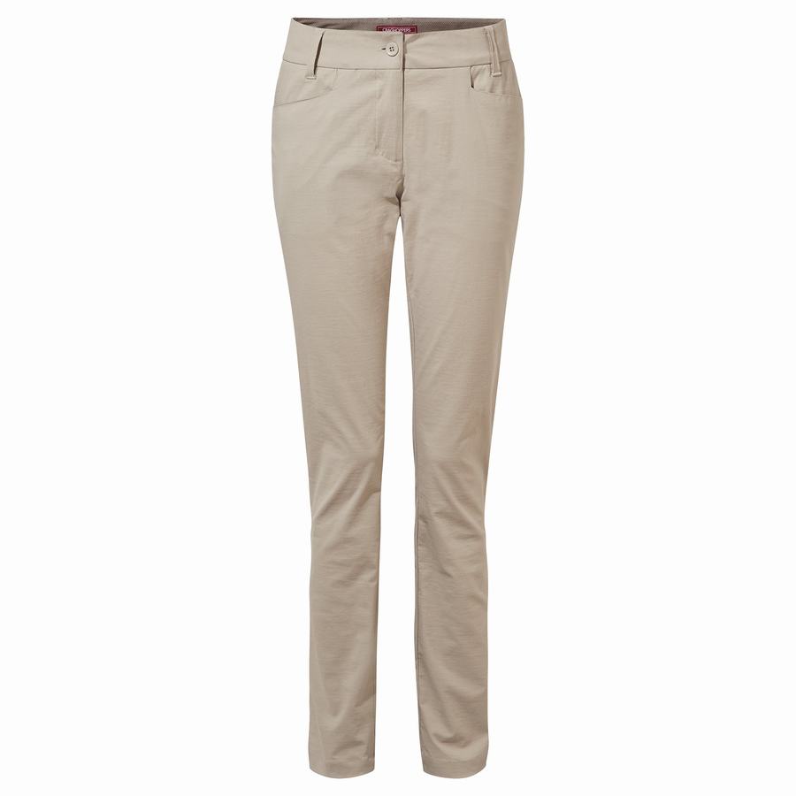 Brown Craghoppers NosiLife Clara II Women's Trousers | NCN9833ST