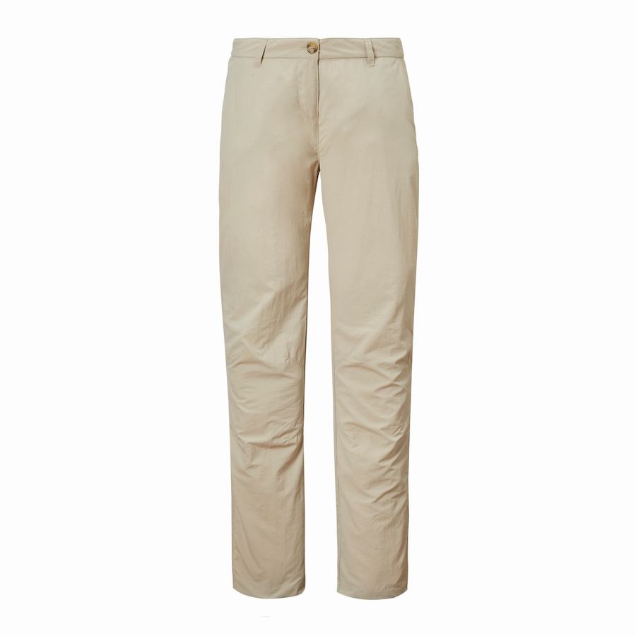 Brown Craghoppers NosiLife III Women's Trousers | PYR5398RT