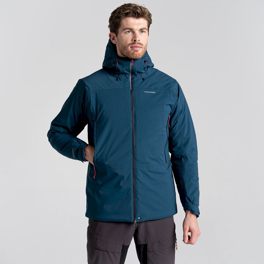 Dark Blue Craghoppers Gryffin Thermic Men's Jackets | FNR8848XS