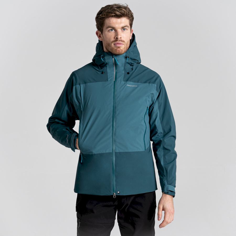 Dark Green Craghoppers Waterproof Gryffin Men's Jackets | DHB2390EZ