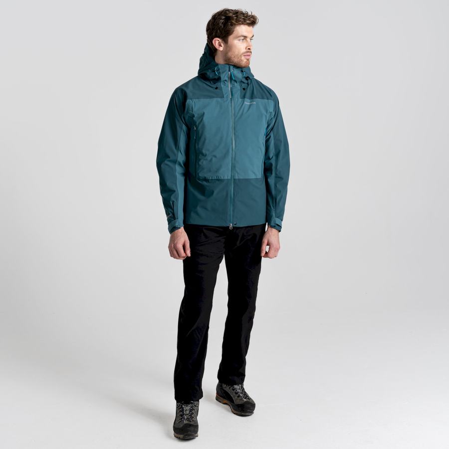 Dark Green Craghoppers Waterproof Gryffin Men's Jackets | DHB2390EZ