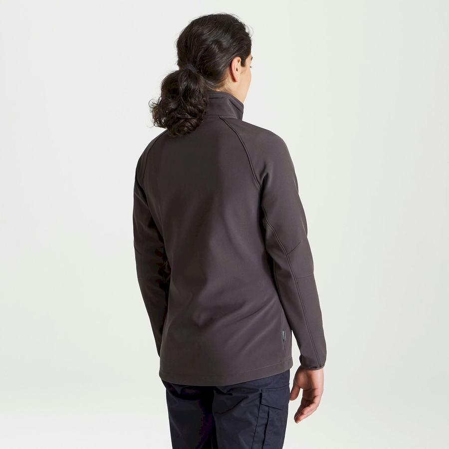 Dark Grey Craghoppers Expert Basecamp Softshell Women's Jackets | YTK8772YO