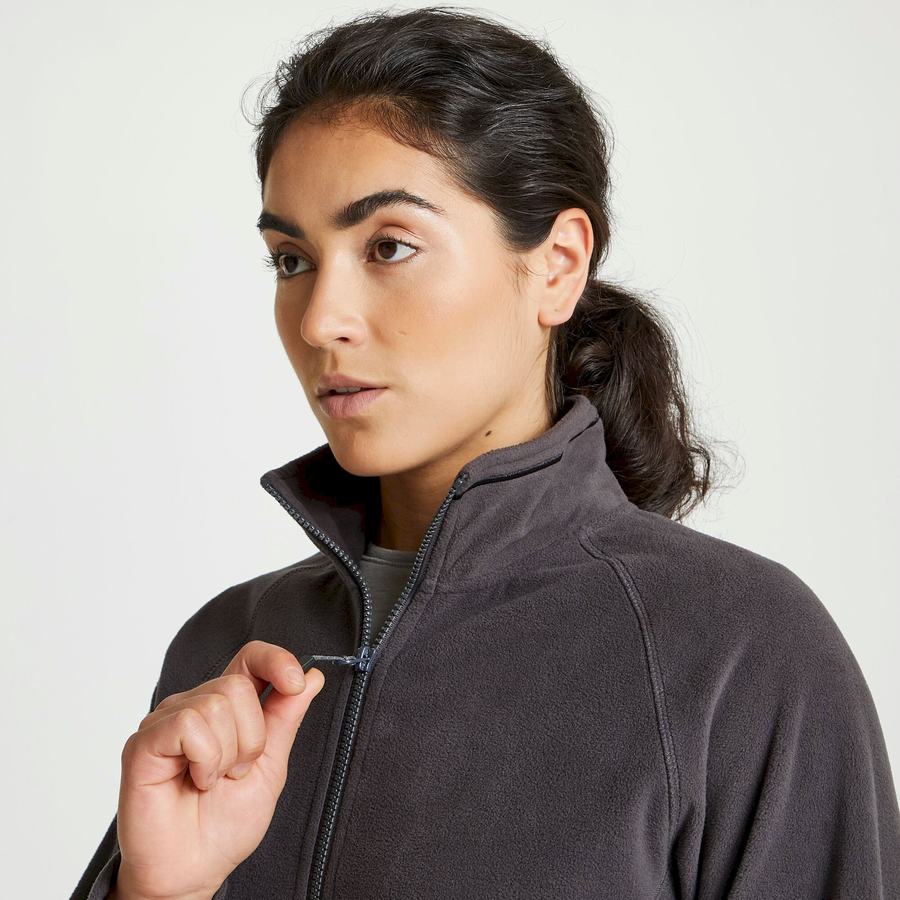 Dark Grey Craghoppers Expert Miska 200 Women's Sweaters | RJZ8816AS