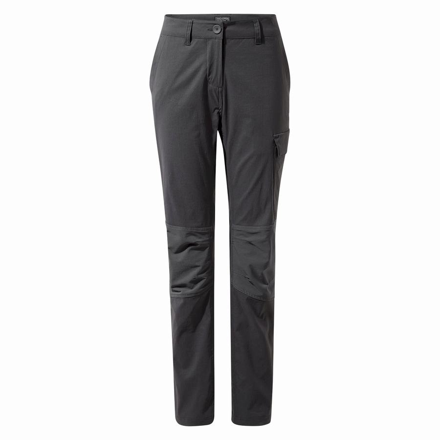 Deep Grey Craghoppers Kiwi Pro Expedition Women's Trousers | UOY7448CG