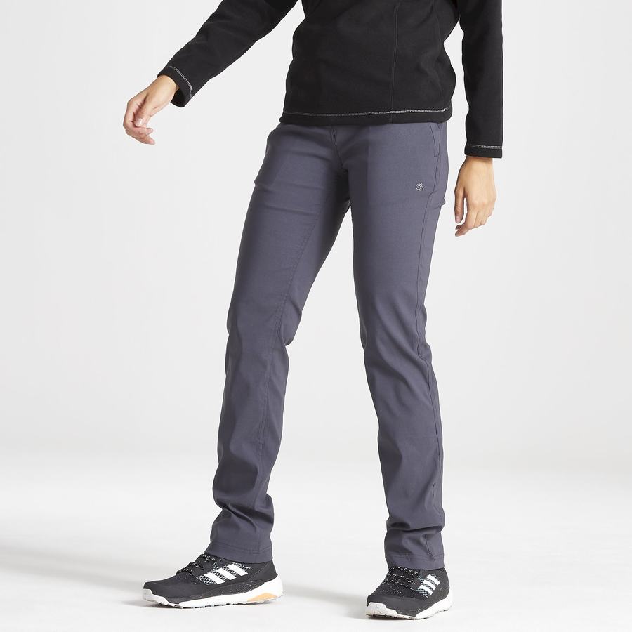 Deep Grey Craghoppers Kiwi Pro II Women's Trousers | BZY3655ES