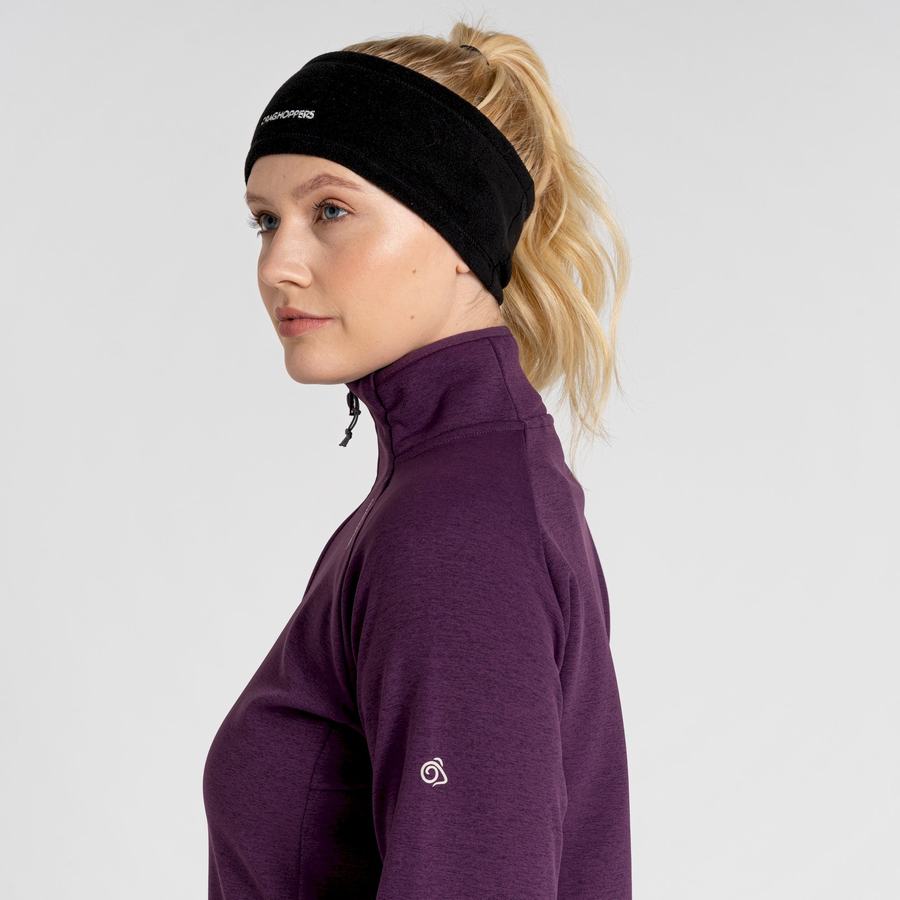 Deep Purple Craghoppers Dynamic Pro Half Zip Women's Sweaters | HQT5684MN