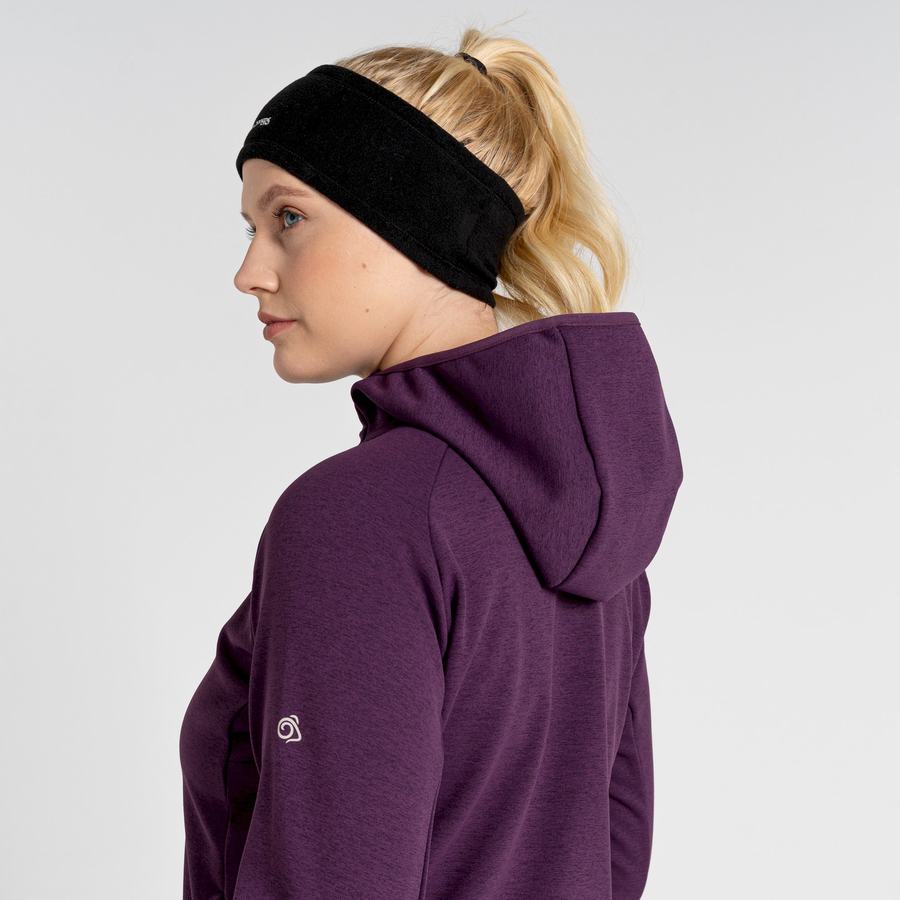 Deep Purple Craghoppers Dynamic Pro Hooded Women's Sweaters | YGK9283HI