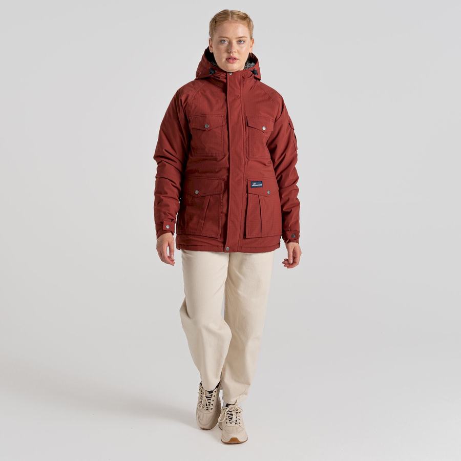 Deep Red Craghoppers Waverley Thermic Women's Jackets | XXH793ES