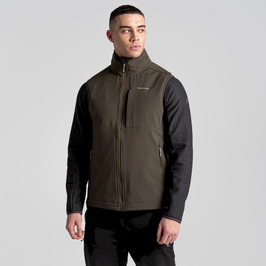 Green Craghoppers Altis Vest Men's Gilets | SXL9064WB