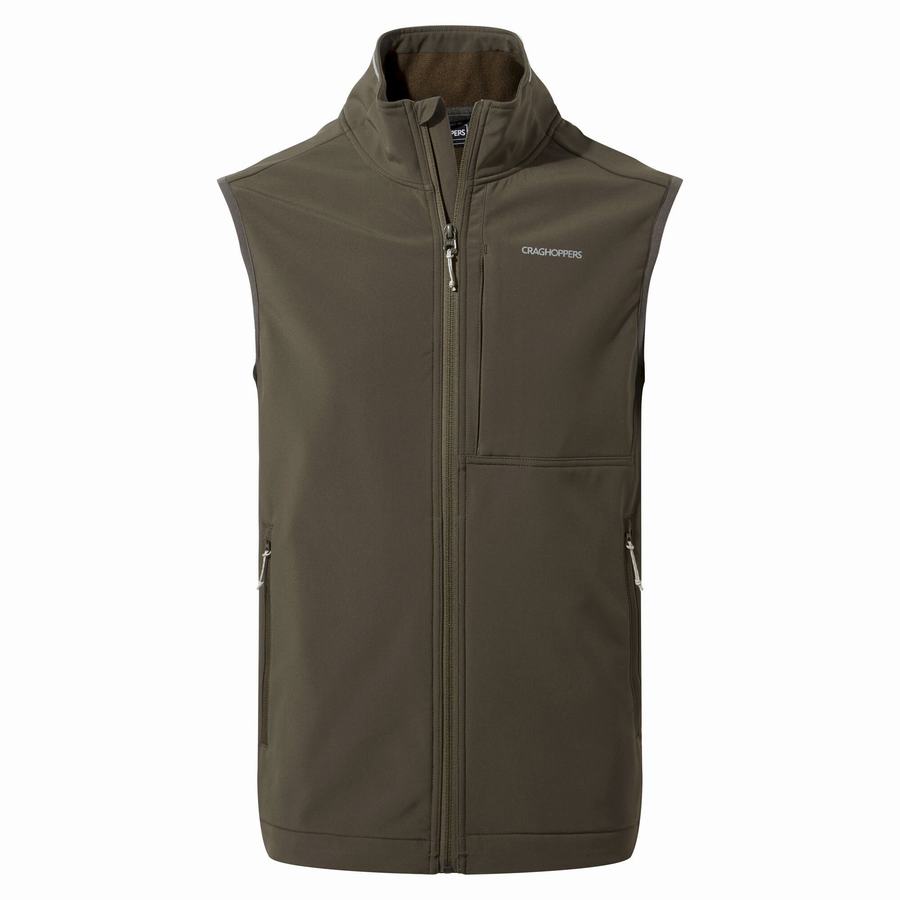 Green Craghoppers Altis Vest Men's Gilets | SXL9064WB