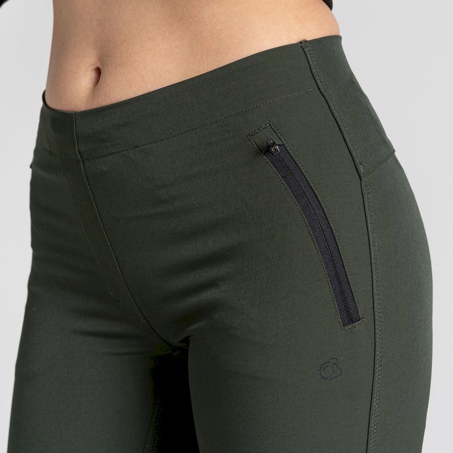 Green Craghoppers Expedition Women's Leggings | VOZ4937RA