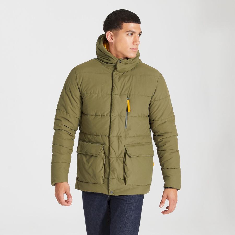 Green Craghoppers Insulated Cromarty Men's Jackets | CHO5238JO