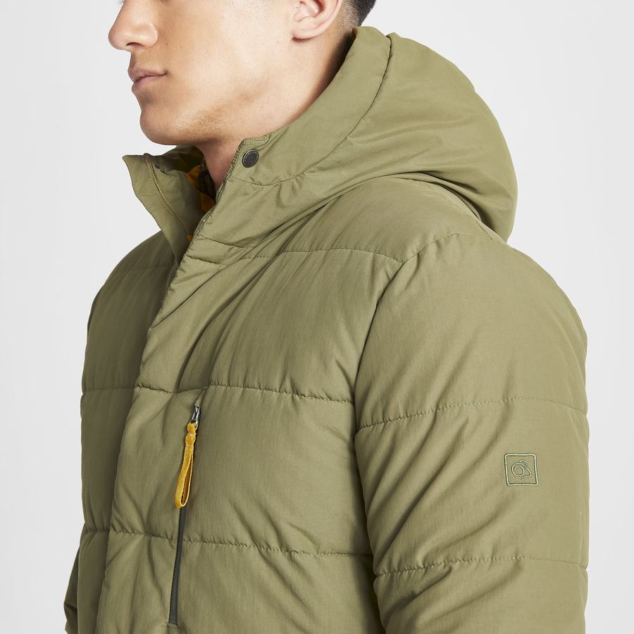 Green Craghoppers Insulated Cromarty Men's Jackets | CHO5238JO