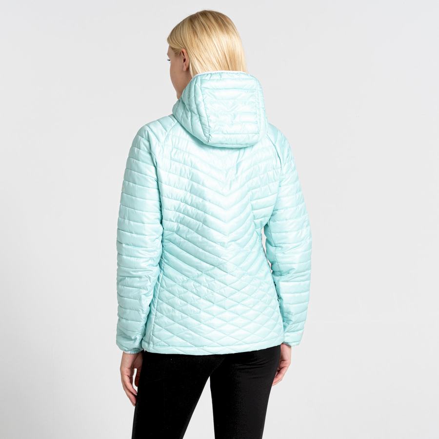 Green Craghoppers Insulated ExpoLite Hooded Women's Jackets | DDY1427YO