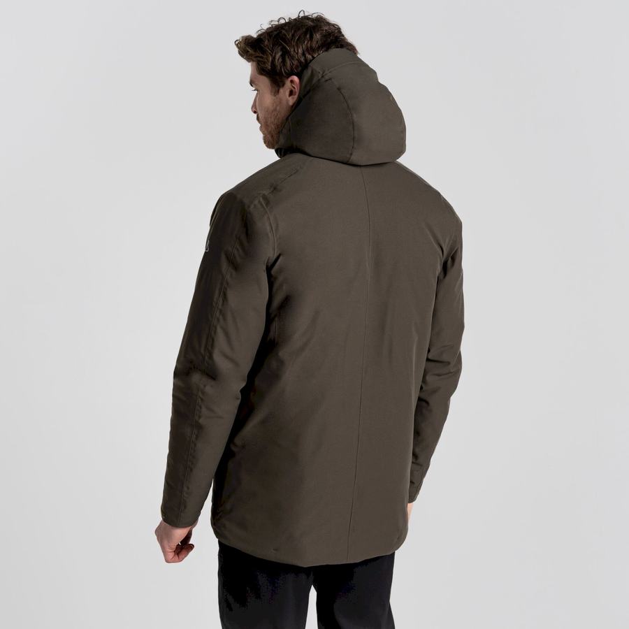 Green Craghoppers Lorton Thermic Men's Jackets | DHJ5827JS