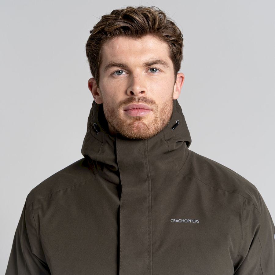 Green Craghoppers Lorton Thermic Men's Jackets | DHJ5827JS