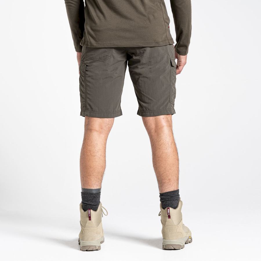 Green Craghoppers NosiLife Cargo II Men's Shorts | SEZ5874ZV