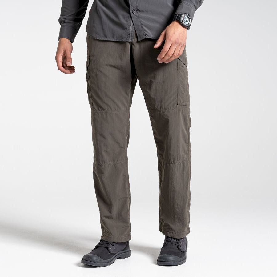 Green Craghoppers NosiLife Cargo II Men's Trousers | TIR9365JT