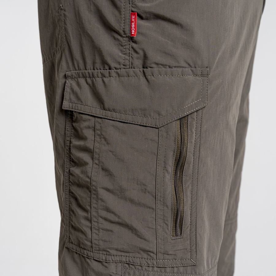 Green Craghoppers NosiLife Cargo II Men's Trousers | TIR9365JT