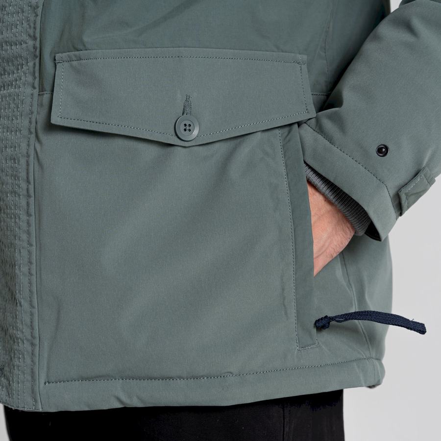 Green Craghoppers Sinclair Insulated Men's Jackets | JBE5435XB