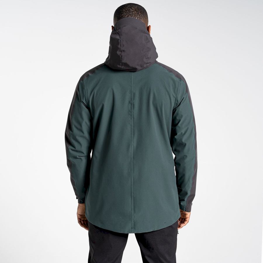 Green Craghoppers Waterproof Lorton Men's Jackets | XIX8194KD