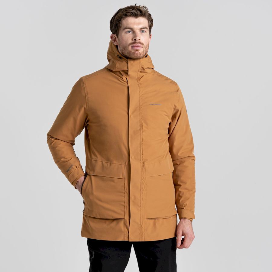 Grey Brown Craghoppers Lorton Pro 3 in 1 Men's Jackets | XMP8985DF