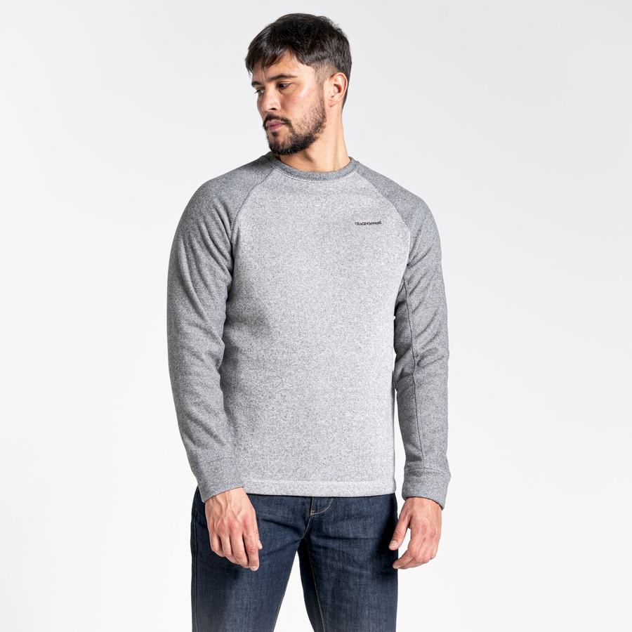 Grey Craghoppers Barker Jumper Men's Sweatshirts | LMK7999DI