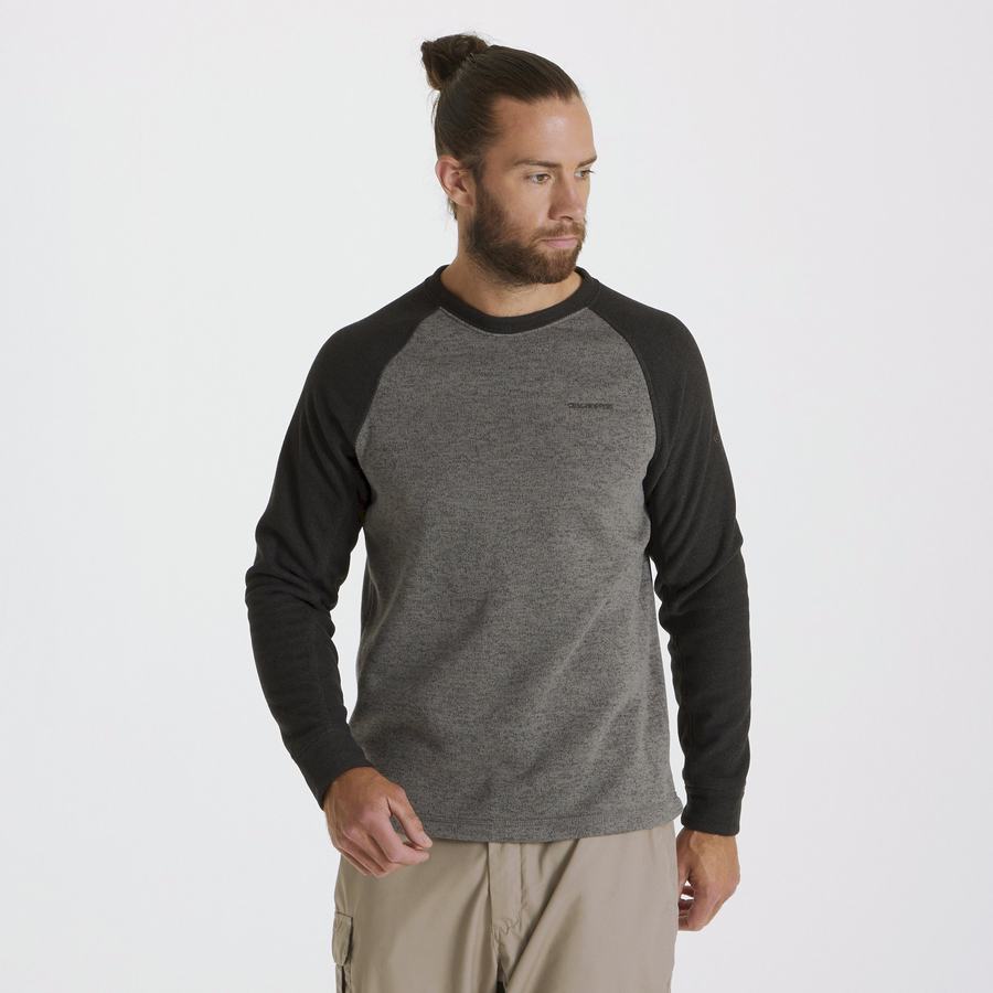 Grey Craghoppers Barker Jumper Men's Sweatshirts | RBN6193YX