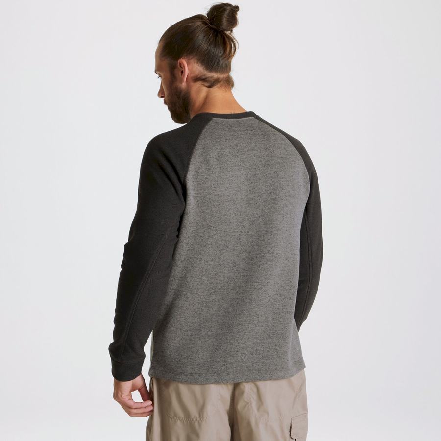 Grey Craghoppers Barker Jumper Men's Sweatshirts | RBN6193YX