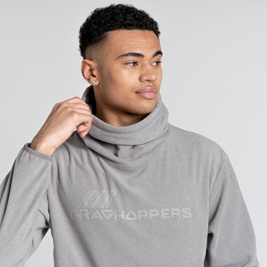 Grey Craghoppers Frey Overhead Men's Sweatshirts | DUS1519OQ