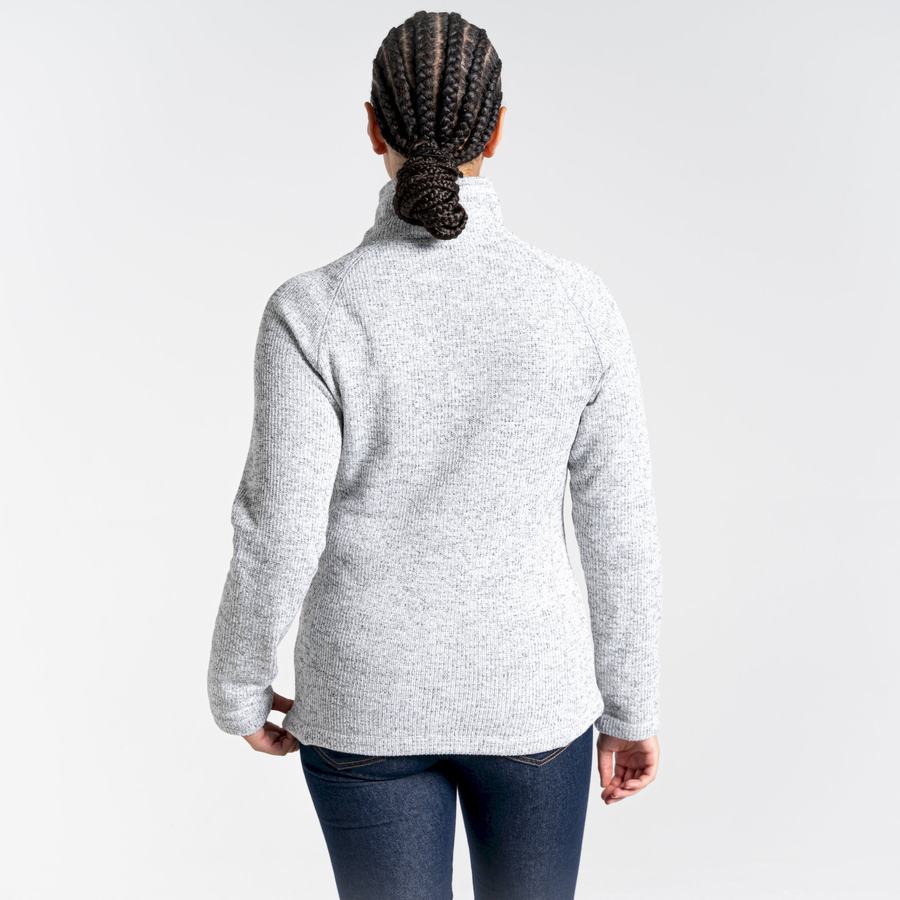 Grey Craghoppers Janeal Half Zip Women's Sweaters | UNP686PS