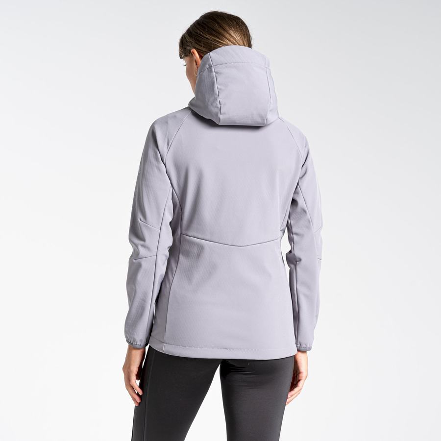 Grey Craghoppers Kalti Weatherproof Hooded Women's Jackets | ERV5275IC