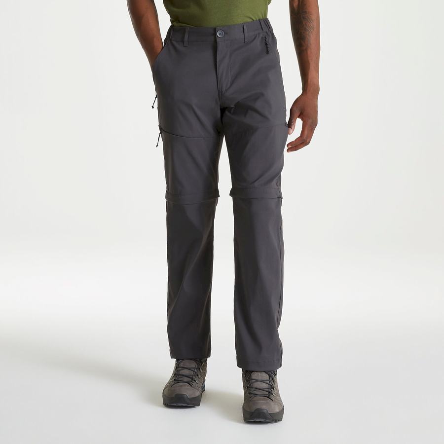 Grey Craghoppers Kiwi Pro II Men's Trousers | TYI2468NP