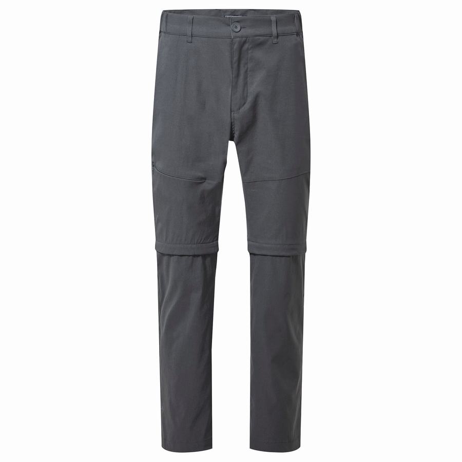 Grey Craghoppers Kiwi Pro II Men's Trousers | TYI2468NP