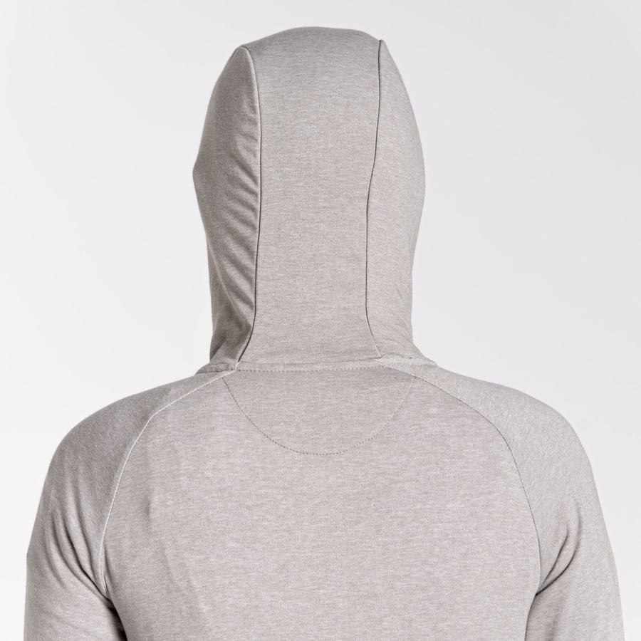 Grey Craghoppers NosiLife Milanta Hooded Women's T-Shirts | ZCB985LG