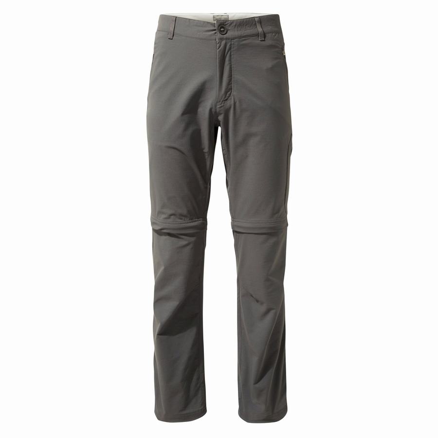 Grey Craghoppers NosiLife Pro II Men's Trousers | GHH6691MF