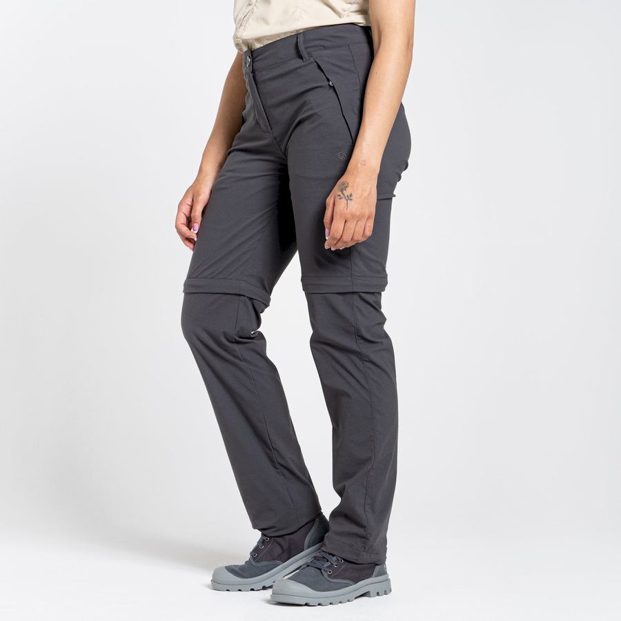 Grey Craghoppers NosiLife Pro II Women's Trousers | POG9051RV