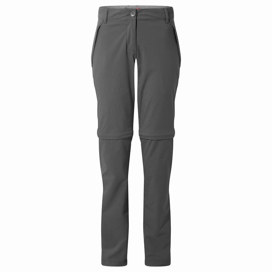 Grey Craghoppers NosiLife Pro II Women's Trousers | POG9051RV