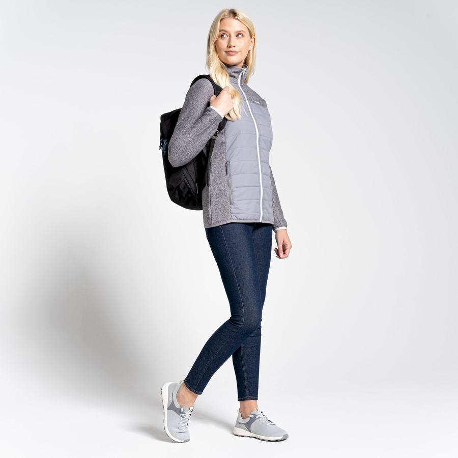 Grey Craghoppers Regina Hybrid Women's Jackets | JBI61NA