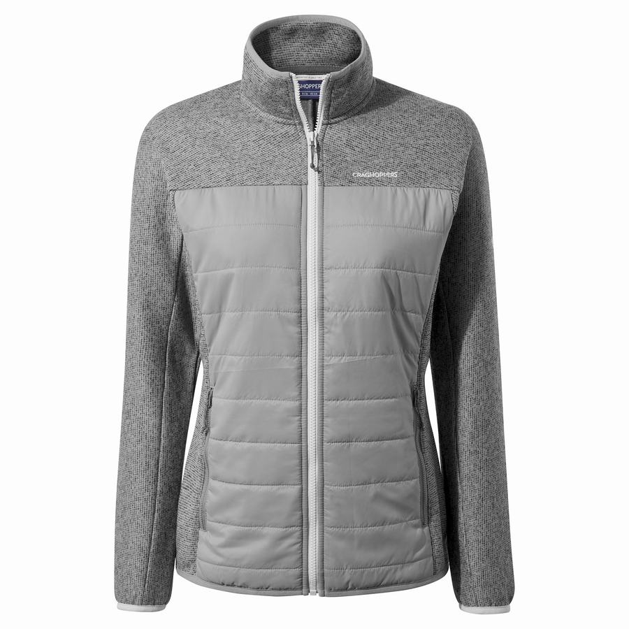 Grey Craghoppers Regina Hybrid Women's Jackets | JBI61NA