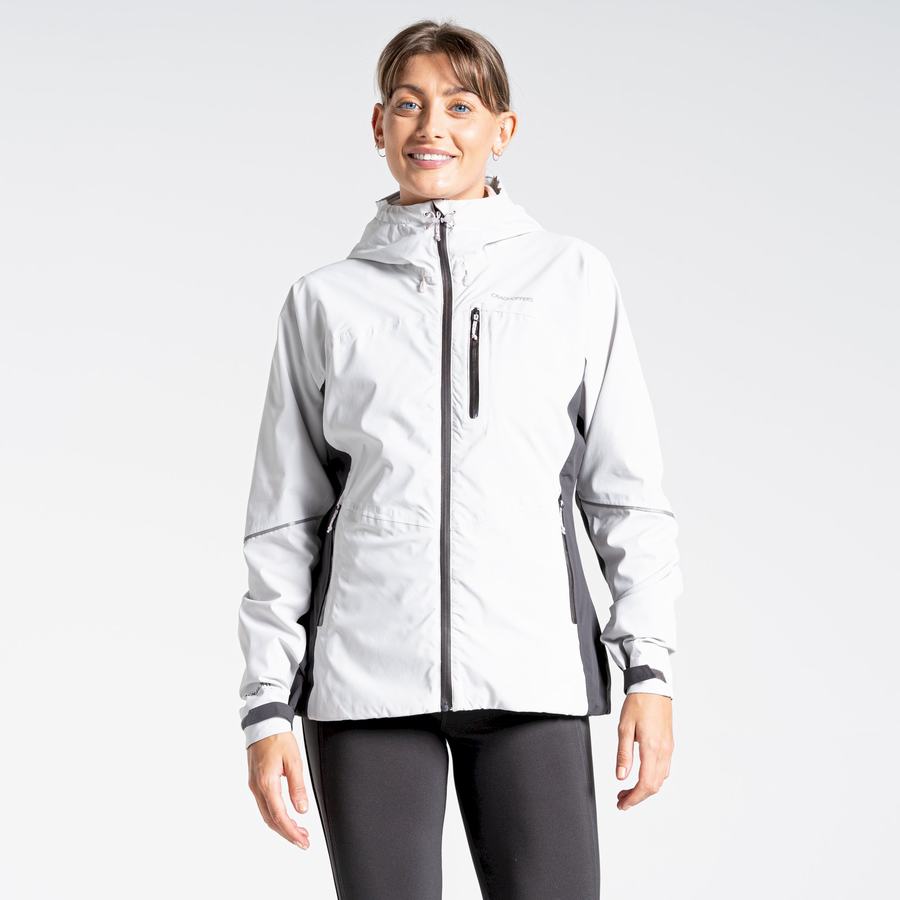 Grey Craghoppers Waterproof Dynamic Women's Jackets | FKH8761CV