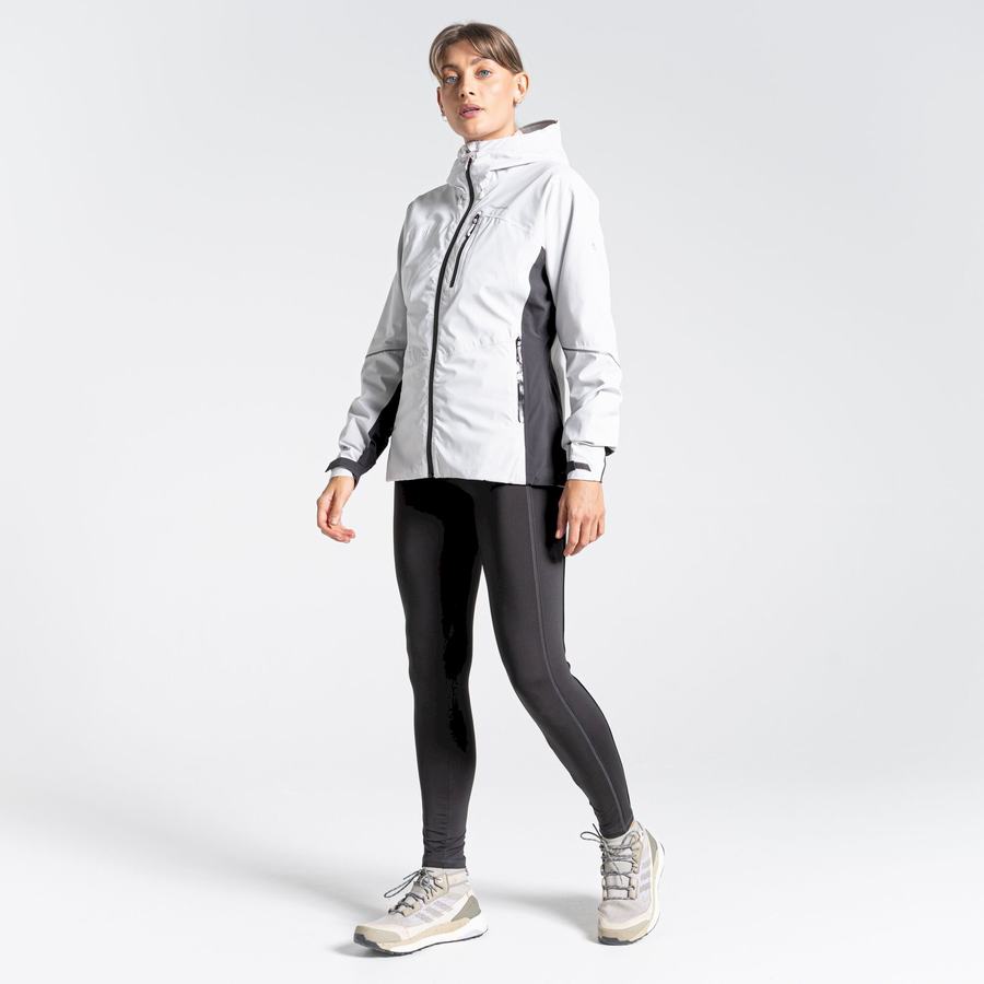 Grey Craghoppers Waterproof Dynamic Women's Jackets | FKH8761CV