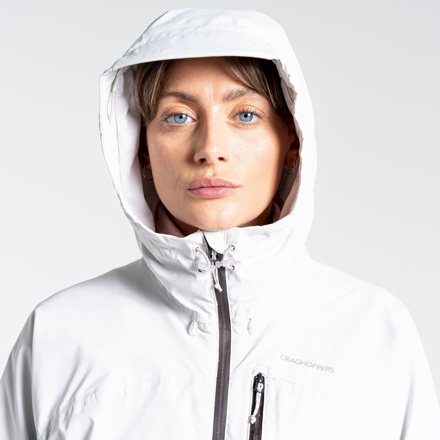 Grey Craghoppers Waterproof Dynamic Women's Jackets | FKH8761CV