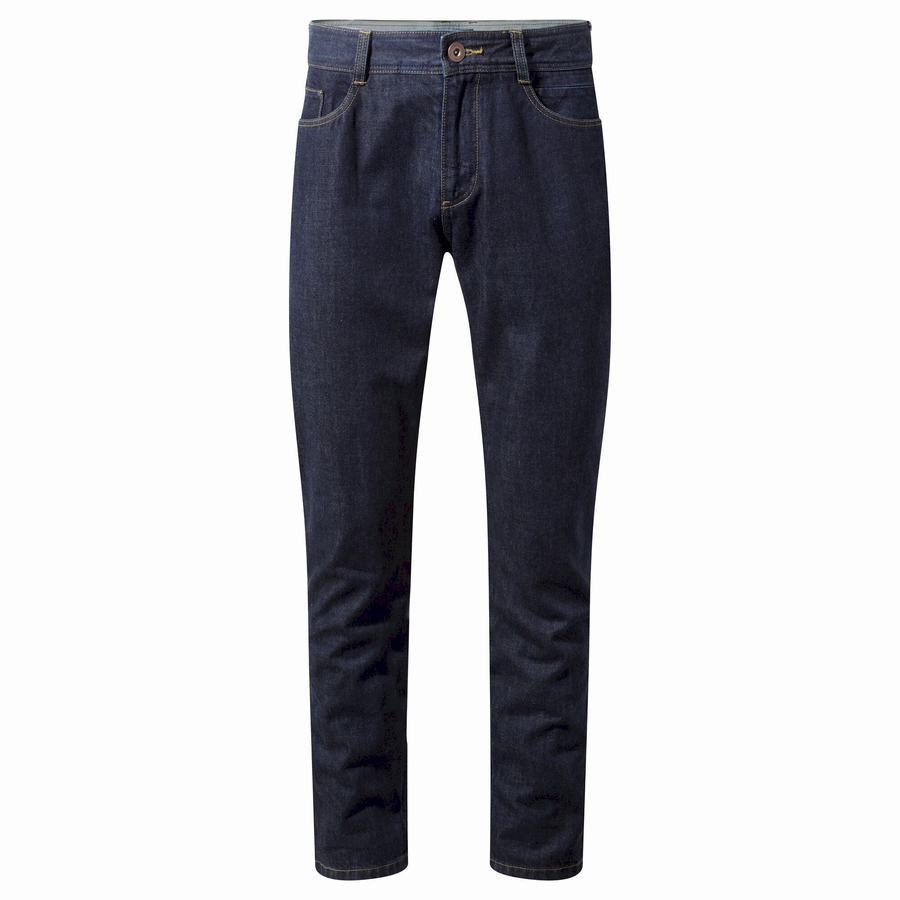 Indigo Blue Craghoppers Bardsey Jean Men's Trousers | WDO6885TH