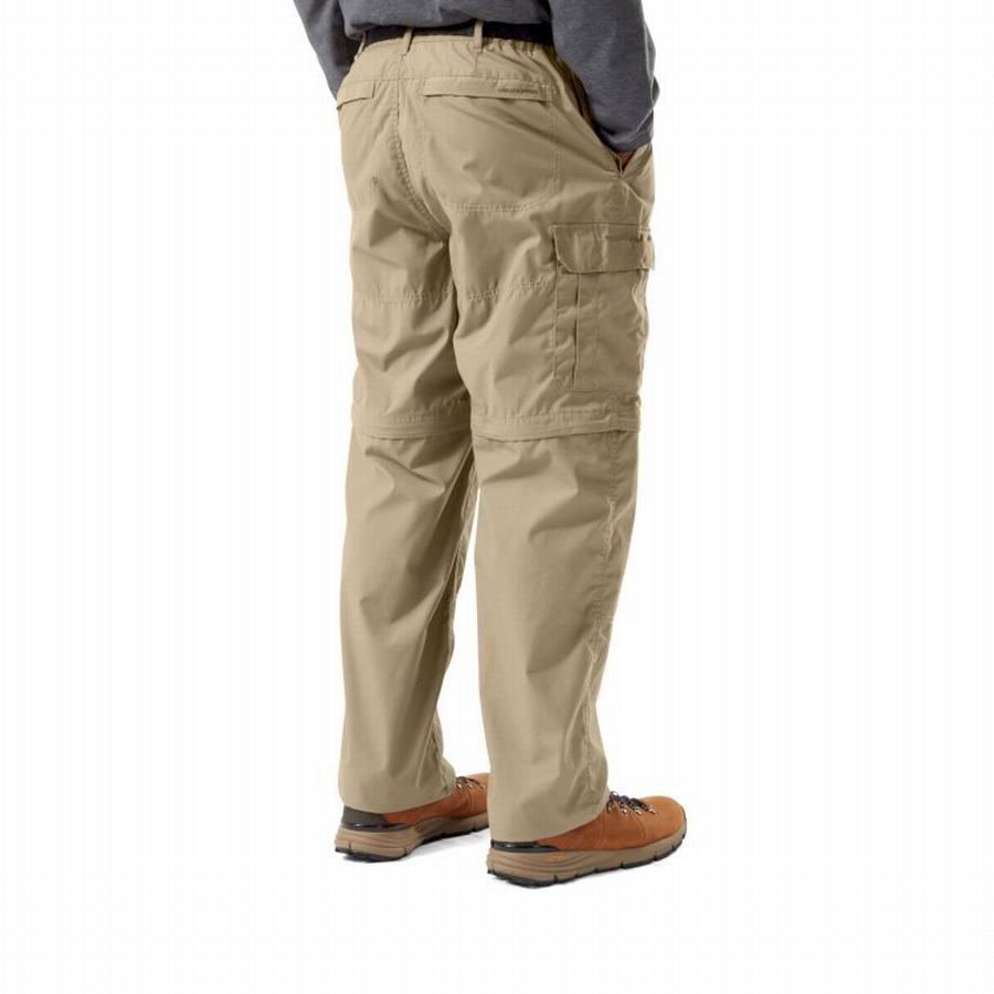 Khaki Craghoppers Kiwi Men's Trousers | EVL6431WD