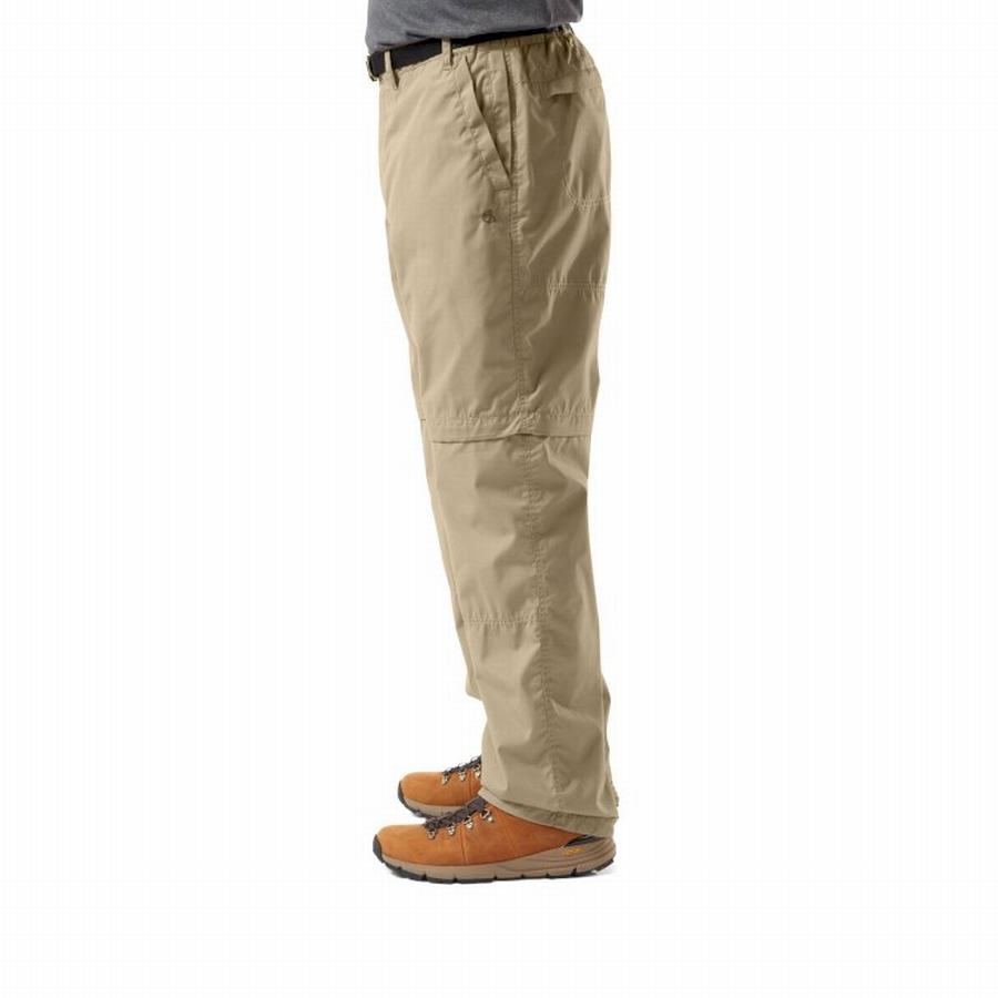 Khaki Craghoppers Kiwi Men's Trousers | EVL6431WD