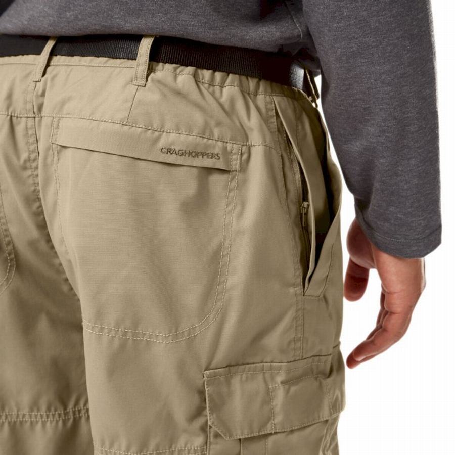 Khaki Craghoppers Kiwi Men's Trousers | EVL6431WD