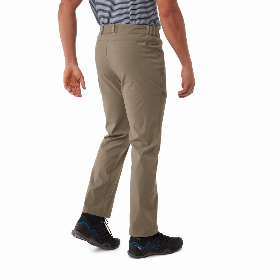 Khaki Craghoppers Kiwi Pro II Men's Trousers | PVF4671SQ