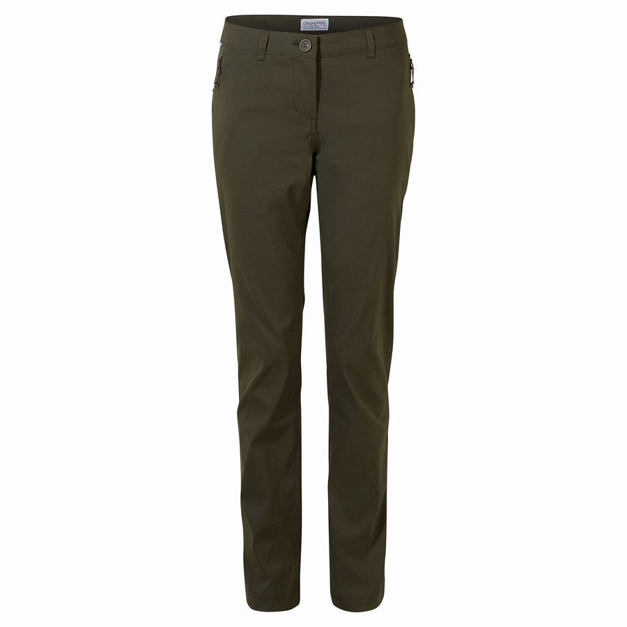 Khaki Craghoppers Kiwi Pro II Women's Trousers | GVF7140HO